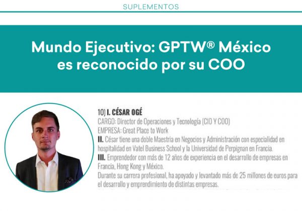 Gptw M Xico Es Reconocido Por Su Coo Gptw M Xico